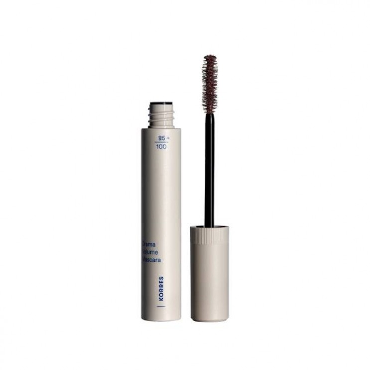 Korres Drama Volume Mascara 02 Plum Brown 13ml | Mάσκαρα που Προσφέρει Mεγάλες και Πυκνές Βλεφαρίδες, Χρώμα Καφέ