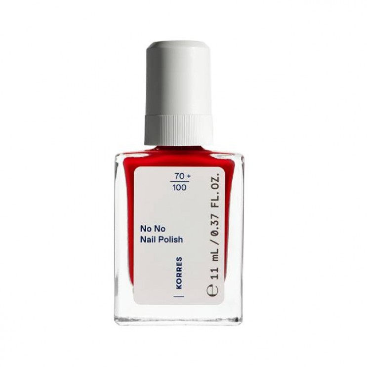 Korres No No Nail Polish 51 True Red 11ml| Βερνίκι Νυχιών 