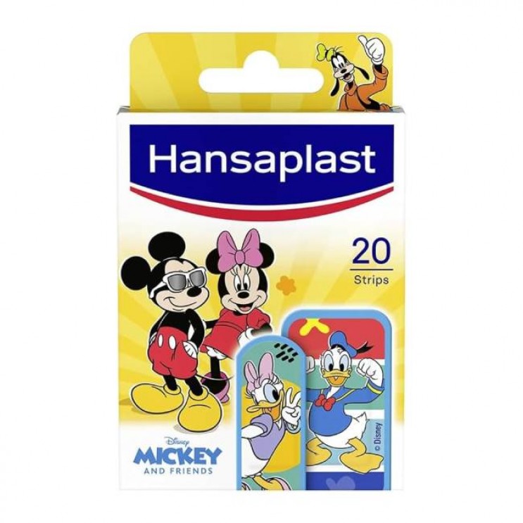 Hansaplast Disney Mickey Mouse & Friends  20strips | Αυτοκόλλητα Επιθέματα για Παιδιά
