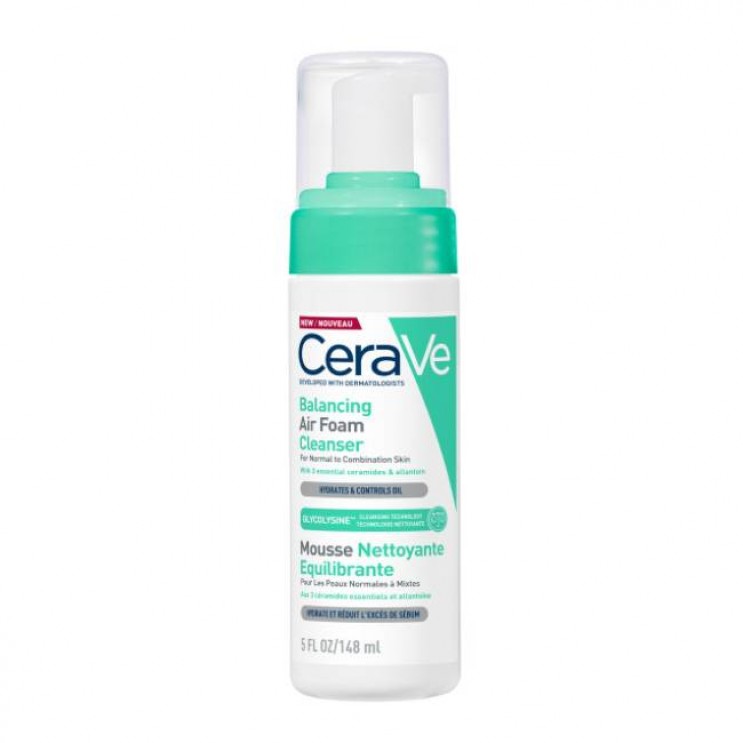 CeraVe Balancing Air Foam Cleanser 148ml | Καθαριστικό Προσώπου για το Κανονικό έως Μικτό δέρμα
