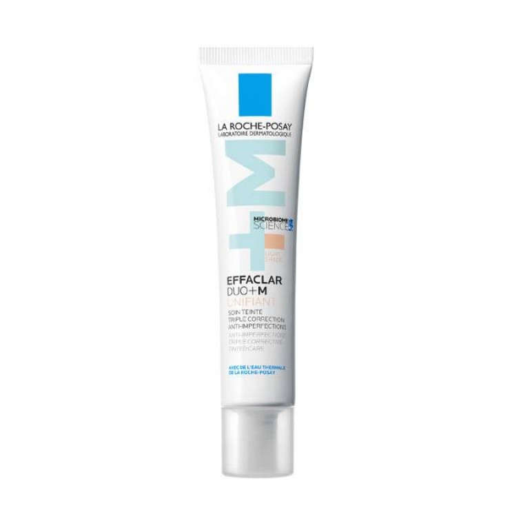 La Roche Posay Effaclar Duo+M Unifiant Light 40ml | Επανορθωτική Κρέμα κατά των Ατελειών με Χρώμα, Ανοιχτή Απόχρωση 