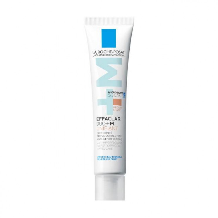 La Roche Posay Effaclar Duo+M Unifiant Medium 40ml | Επανορθωτική Κρέμα κατά των Ατελειών με Χρώμα, Μεσαία Απόχρωση 