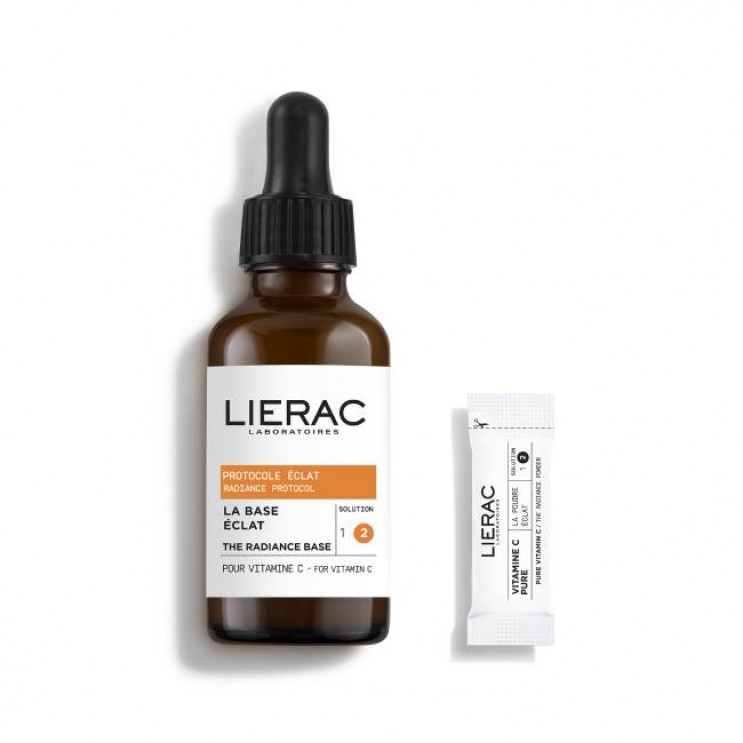 Lierac Radiance Protocol Pure Vitamin C Serum 30ml + 14sobres x 0.2g | Συμπυκνωμένος Ορός Προσώπου Λάμψης με Καθαρή Βιταμίνη C