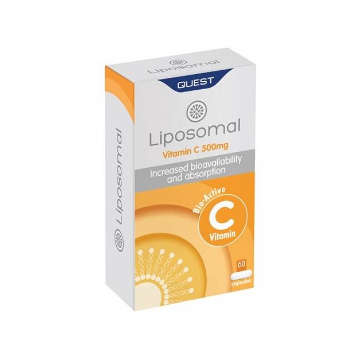 Quest Liposomal Vitamin C 500mg 60caps | Συμπλήρωμα Διατροφής Βιταμίνης C Λιποσωμικής Μορφής