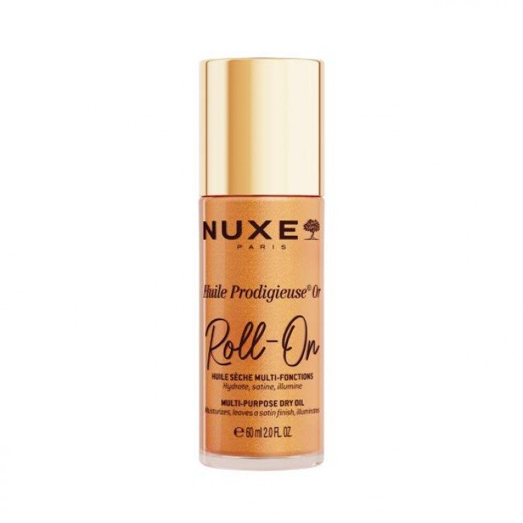 Nuxe Huile Prodigieuse Or Multi-purpose Dry Oil Roll-On 60ml | Πολυχρηστικό Ιριδίζον Ξηρό Λάδι για Πρόσωπο, Σώμα ,Μαλλιά στην μορφή Roll On ΦΡΟΝΤΙΔΑ ΠΡΟΣΩΠΟΥ