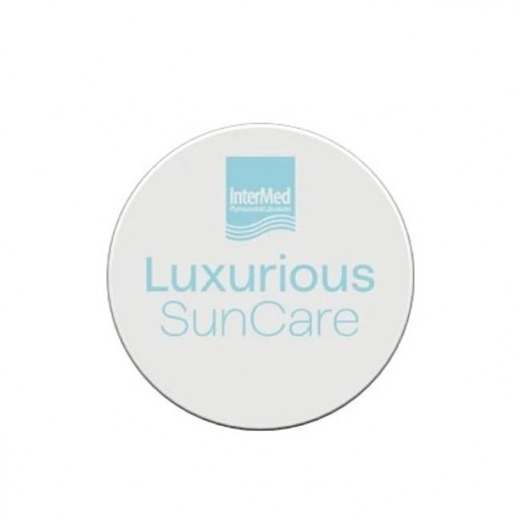 Intermed Luxurious Suncare Silk Cover BB Compact SPF50+ Medium  (02) 12.5g |  Αντηλιακή Πούδρα Προσώπου SPF50
