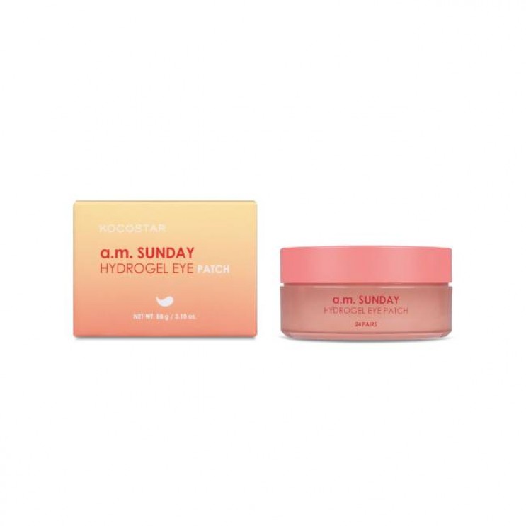 Kocostar A.M Sunday Hydrogel Eye Patch 48 ζεύγη | Επιθέματα Υδρογέλης για τα Μάτια με Θαλάσσιο Κολλαγόνο