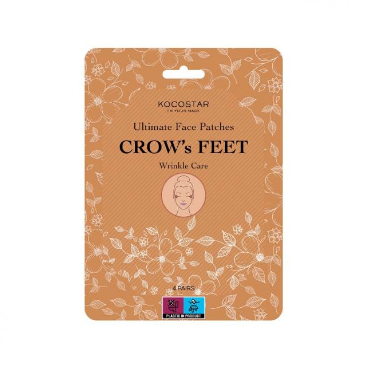 Kocostar Ultimate Face Patches Crow's Feet Wrinkle Care 4 ζεύγη | Επιθέματα για τις Ρυτίδες των Ματιών