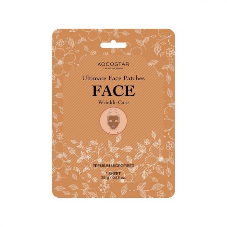 Kocostar Ultimate Face Patches Face Wrinkle Care 2τμχ. | Εμποτισμένη Μάσκα Προσώπου για Αντιμετώπιση των Ρυτίδων