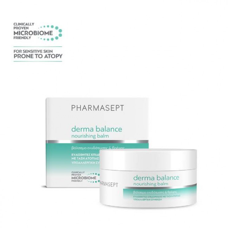 Pharmasept Derma Balance Nourishing Balm 250ml | Βάλσαμο με Πρεβιοτικά για Σώμα και Πρόσωπο για Ξηρές και Πολύ Ξηρές Επιδερμίδες, με Τάση Ατοπίας