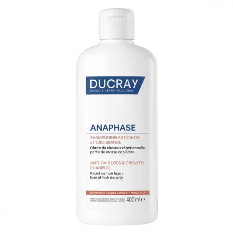 Ducray Anaphase+ Shampoo Antichute et Croissance 400ml | Δυναμωτικό Σαμπουάν κατά της Αντιδραστικής Τριχόπτωσης 
