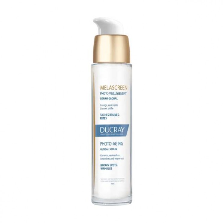 Ducray Melascreen Photoaging Global Serum 30ml | Ορός Προσώπου κατά των Καφέ Κηλίδων και των Ρυτίδων