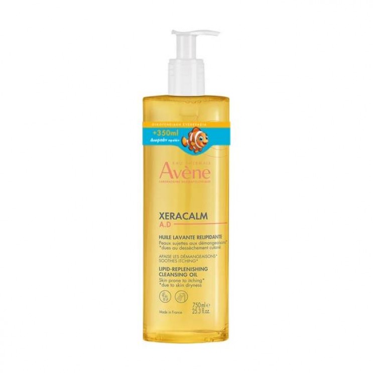 Avène Xeracalm A.D. Huile Lavante Relipidante 750ml | Λάδι Καθαρισμού για Αναπλήρωση των Λιπιδίων  ΦΡΟΝΤΙΔΑ ΠΡΟΣΩΠΟΥ