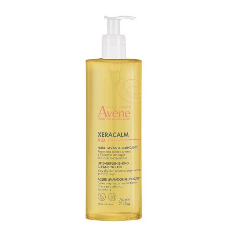 Avène Xeracalm A.D. Huile Lavante Relipidante 750ml | Λάδι Καθαρισμού για Αναπλήρωση των Λιπιδίων  ΦΡΟΝΤΙΔΑ ΠΡΟΣΩΠΟΥ