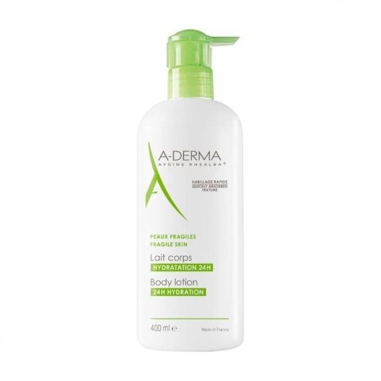 A-Derma Lait Corps Hydratant 400ml | Ενυδατικό  Λεπτόρρευστο Γαλάκτωμα Σώματος