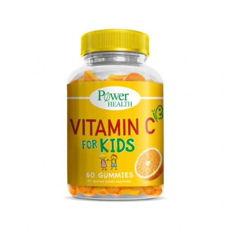 Power Health Vitamin C Kids Gummies 60s | Ζελεδάκια για Παιδιά με Υψηλή Περιεκτικότητα σε Βιταμίνη C  