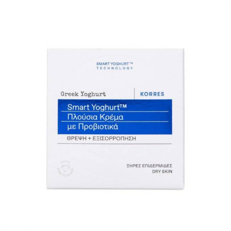 Korres Greek Yoghurt , Smart Yoghurt™ Probiotic Intense Cream 40ml | Πλούσια Κρέμα Ημέρας με Προβιοτικά  για Ξηρές Επιδερμίδες