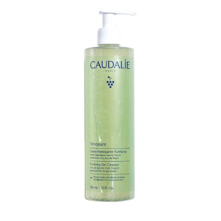 Caudalie Vinopure Purifying Gel Cleanser 385ml | Τζελ Καθαρισμού Κατά των Ατελειών   ΦΡΟΝΤΙΔΑ ΠΡΟΣΩΠΟΥ