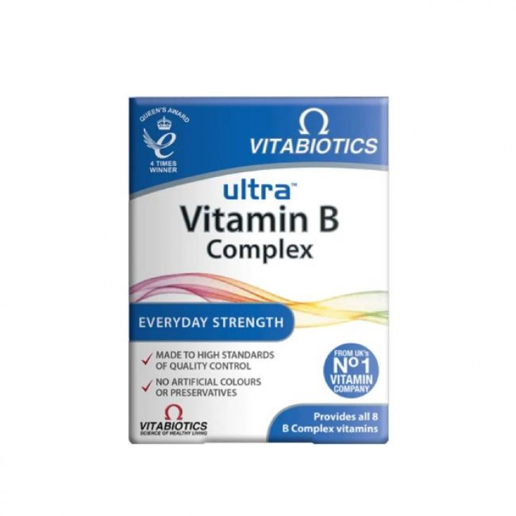 Vitabiotics Ultra Vit B Complex 60tabs | Συμπλήρωμα Διατροφής με Βιταμίνες του Συμπλέγματος Β