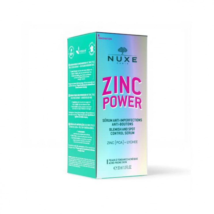 Nuxe Zinc Power Blemish and Spot Control Serum 30ml | Ορός Κατά των Ατελειών 