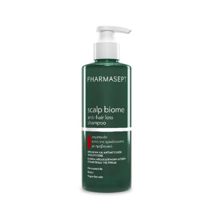 Pharmasept Scalp Biome Anti-Hair Loss Shampoo 400ml | Σαμπουάν Ενδυνάμωσης Κατά της Τριχόπτωσης 