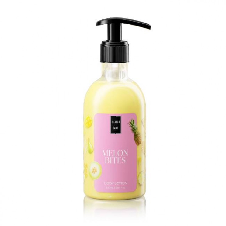Lavish Care Melon Bites Body Lotion 300ml | Ενυδατική Κρέμα Σώματος & Χεριών με Άρωμα Πεπόνι Ανανά 