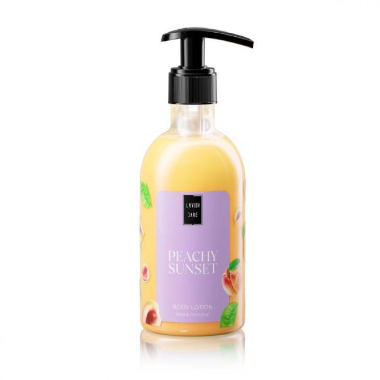 Lavish Care Peachy Sunset Body Lotion 300ml | Ενυδατική Κρέμα Σώματος & Χεριών με Άρωμα Ροδάκινο