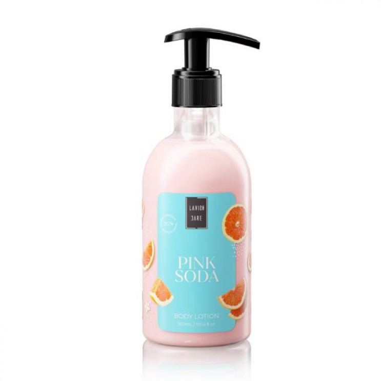 Lavish Care Pink Soda Body Lotion 300ml | Ενυδατική Κρέμα Σώματος & Χεριών με Άρωμα Γκρέιπφρουτ