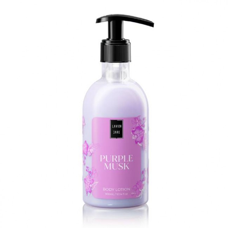 Lavish Care Purple Musk Body Lotion 300ml | Ενυδατική Κρέμα Σώματος & Χεριών με Άρωμα Λευκού Μόσχου