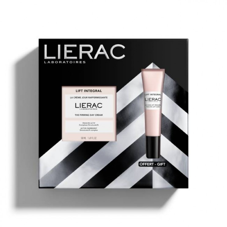 Lierac Lift Integral The Firming Day Cream Συσφιγκτική Κρέμα Ημέρας για Κανονικές έως Ξηρές Επιδερμίδες 50ml & Δώρο Lift Integral The Eye Lift Care Ανορθωτική Κρέμα Ματιών 15ml 