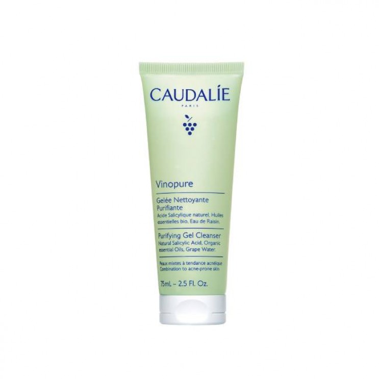 Caudalie Vinopure Purifying Gel Cleanser 75ml | Τζελ Καθαρισμού Κατά των Ατελειών   ΦΡΟΝΤΙΔΑ ΠΡΟΣΩΠΟΥ