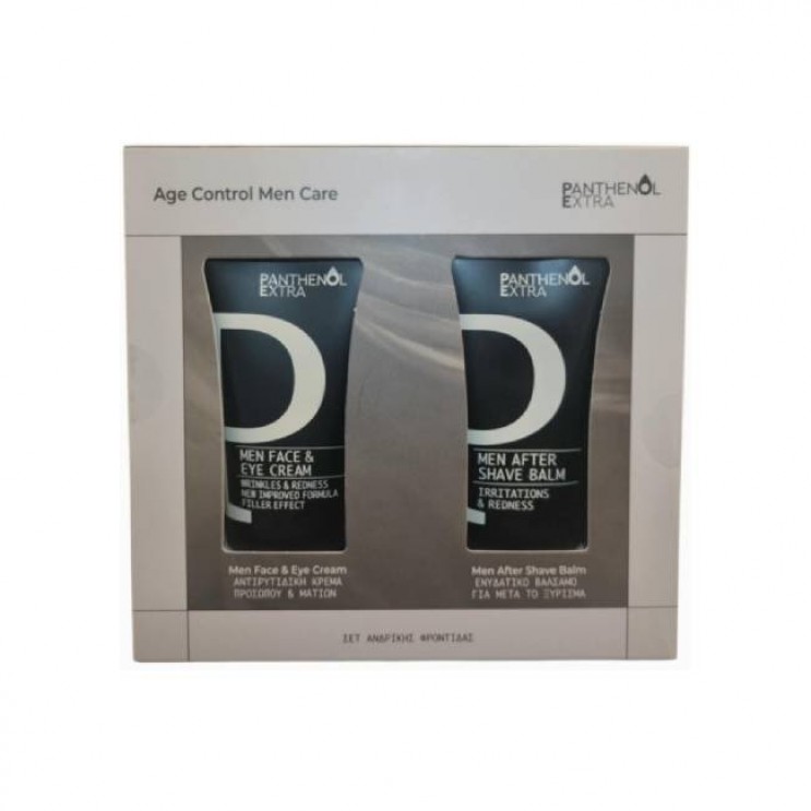 Medisei Panthenol Extra Men Care Age Control Face & Eye Cream Αντιρυτιδική Κρέμα Προσώπου και Ματιών 75ml & After Shave Balm Ενυδατικό Βάλσαμο για μετά το Ξύρισμα 75ml   ΠΡΟΙΟΝΤΑ ΞΥΡΙΣΜΑΤΟΣ