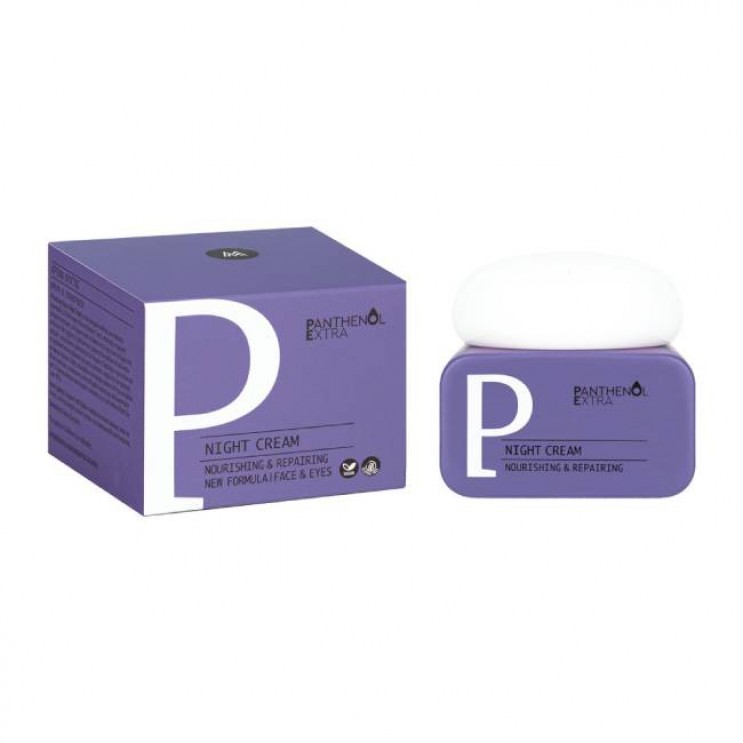 Medisei Panthenol Extra Face & Eye Night Cream 50ml | Ενυδατική & Αντιγηραντική Κρέμα για Πρόσωπο και Μάτια 