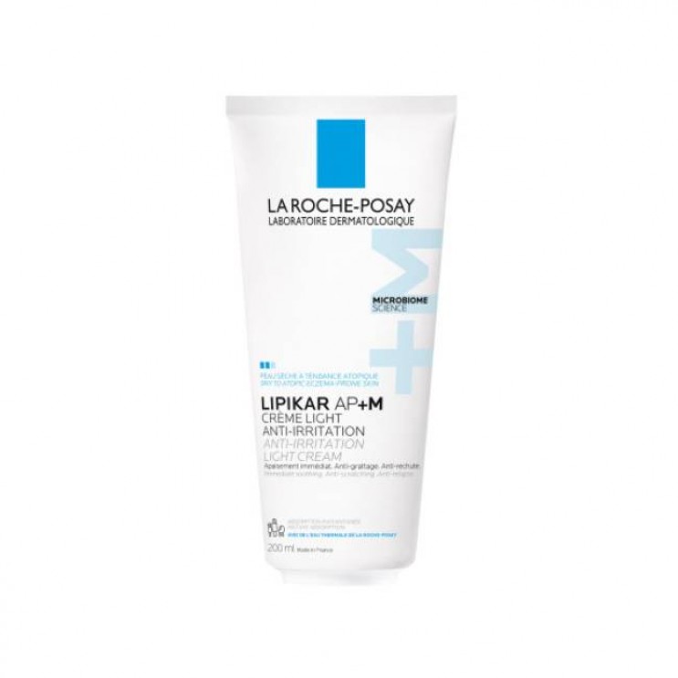 La Roche Posay Lipikar AP+M Cream Light  200ml | Μαλακτική Κρέμα Για Το Ξηρό Δέρμα Με Τάση Ατοπίας 