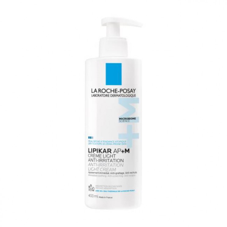 La Roche Posay Lipikar AP+M Cream Light 400ml | Μαλακτική Κρέμα Για Το Ξηρό Δέρμα Με Τάση Ατοπίας