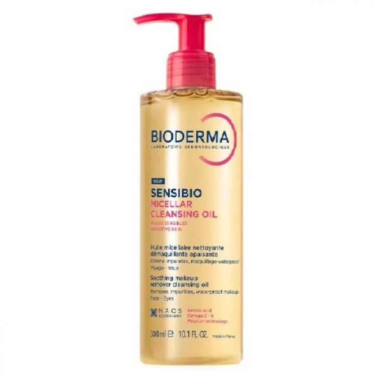 Bioderma Sensibio Micellar Cleansing Oil 300ml | Έλαιο Καθαρισμού Ντεμακιγιάζ για Ευαίσθητο Δέρμα 