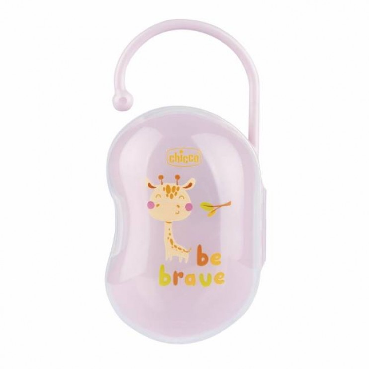 Chicco Easy Box Pink 1τμχ | Θήκη για 2 Πιπίλες Ροζ ΑΞΕΣΟΥΑΡ ΓΙΑ ΜΩΡΑ