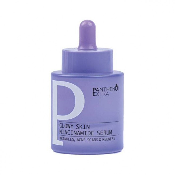 Medisei Panthenol Extra Serum Glowy Skin Niacinamide 30ml | Πανίσχυρος Ορός με Νιασιναμίδη 4% και Υαλουρονικό Οξύ