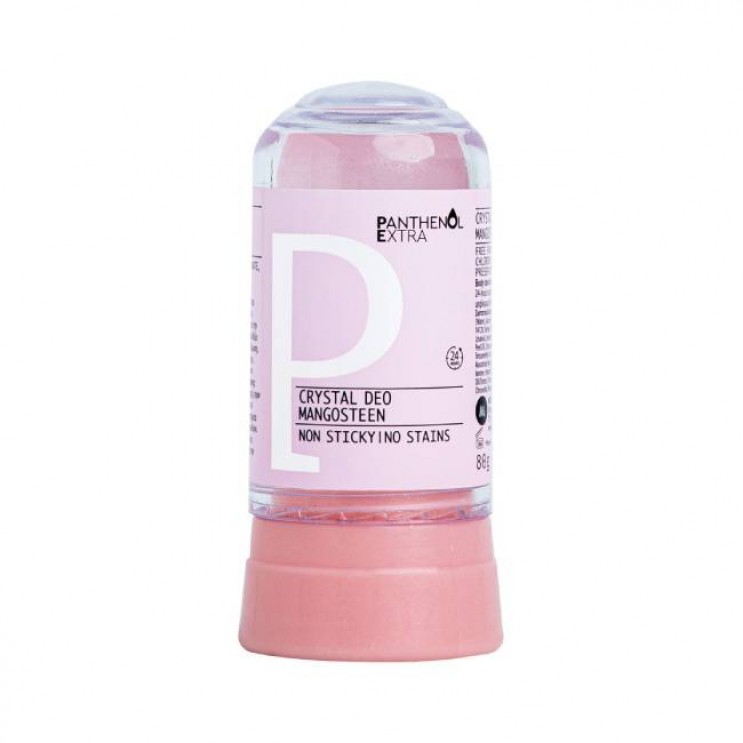 Medisei Panthenol Extra Deodorant Mangosteen Crystal 80gr | Αποσμητικό Στικ σώματος 24ωρης Δράσης, με Άρωμα Μαγκοστίν