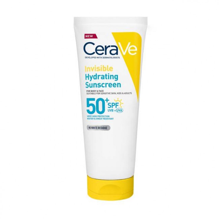 CeraVe Invisible Hydrating Sunscreen SPF50+ 177ml | Αντηλιακό για Πρόσωπο και Σώμα