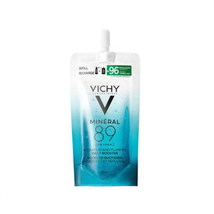 Vichy Mineral 89 Booster Refill 50ml | Καθημερινό Booster Ενυδάτωσης και Ελαστικότητας - Ανταλλακτικό ΦΡΟΝΤΙΔΑ ΠΡΟΣΩΠΟΥ
