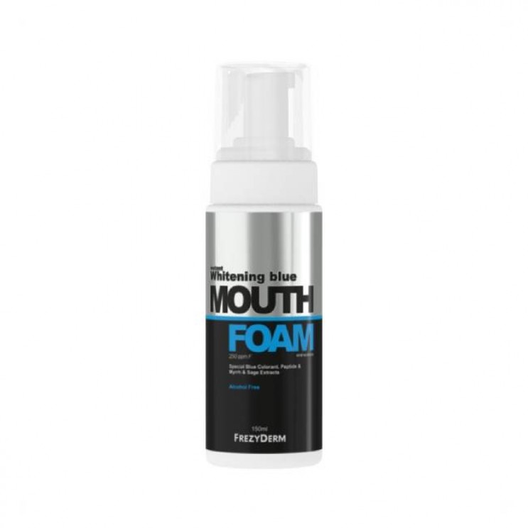 Frezyderm Mouthfoam Instant Whitening Blue 150ml | Στοματικός Αφρός Άμεσης Λεύκανσης