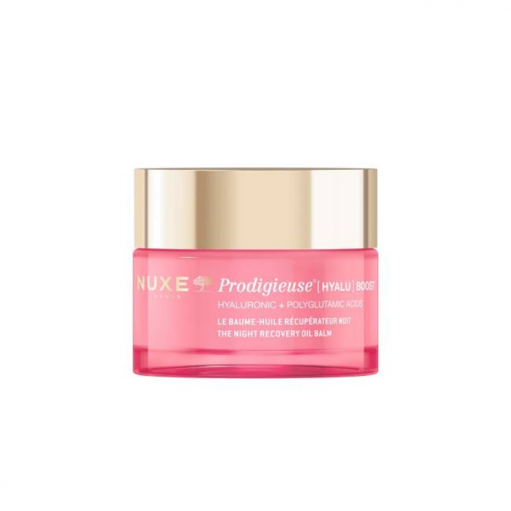 Nuxe Prodigieuse Hyalu Boost Night Recovery Oil Balm 50ml | Κρέμα Νύχτας για Βαθιά Ενυδάτωση & Λάμψη