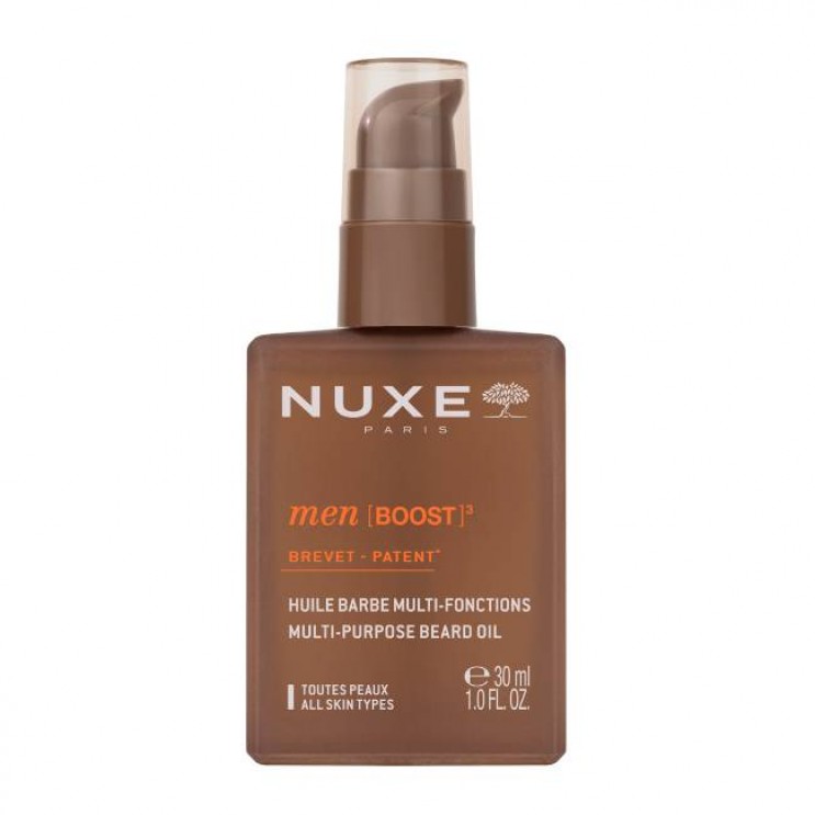 Nuxe Men Beard Oil Care 30ml | Πολυχρηστικό Ξηρό Λάδι για τα Μούσια και τα Γένια