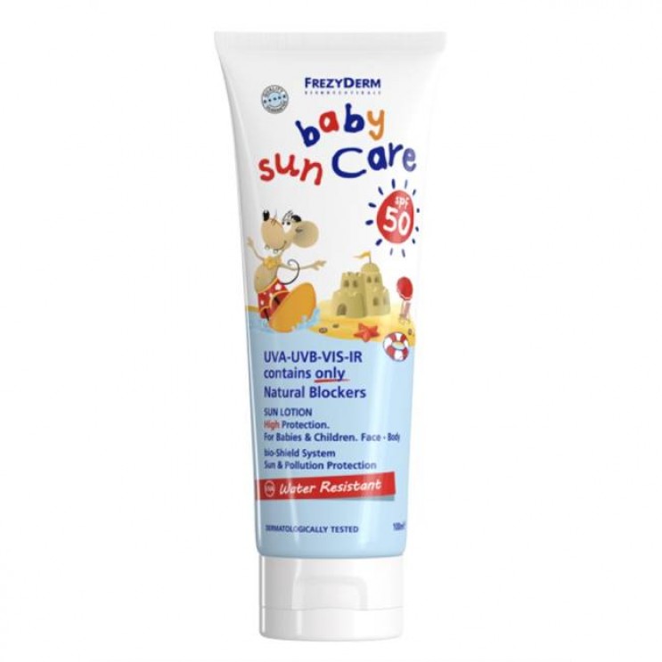 Frezyderm Baby Sun Care SPF50 100ml | Βρεφικό Αντηλιακό Γαλάκτωμα Προσώπου-Σώματος Υψηλής Προστασίας μόνο με Φυσικά Φίλτρα