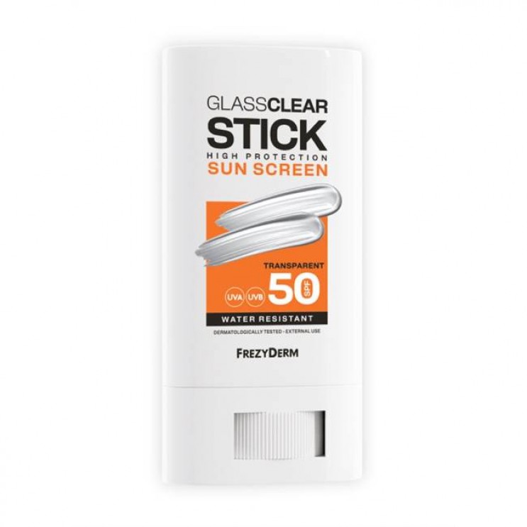 Frezyderm Sunscreen Stick Glassclear SPF50 20ml | Διάφανο Αντηλιακό Stick Ανάλαφρης Αίσθησης