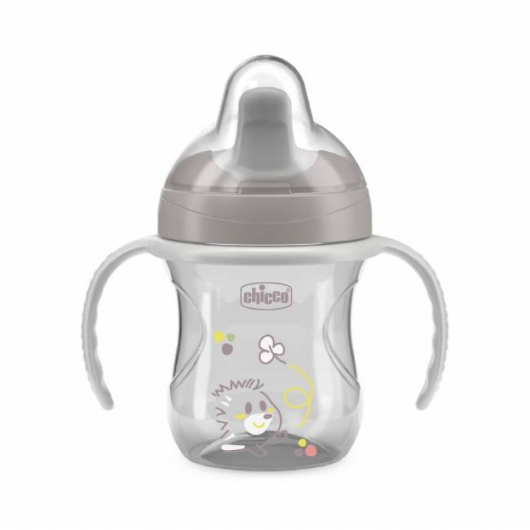 Chicco Training Cup Mix & Match 6m+ 200ml | Εκπαιδευτικό Κύπελλο Natural Γκρί για 6+ Μηνών  ΜΗΤΕΡΑ & ΠΑΙΔΙ