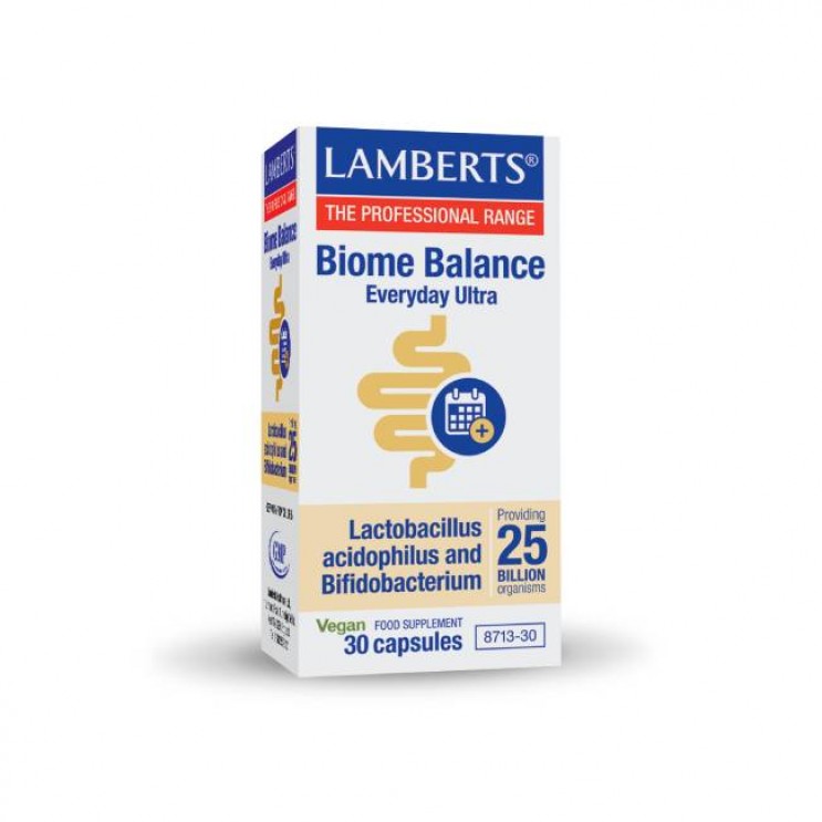 Lamberts Biome Balance Everyday Ultra 30caps | Προβιοτικά για Καθημερινή Υποστήριξη του Εντέρου ΔΗΜΟΦΙΛΕΣΤΕΡΑ