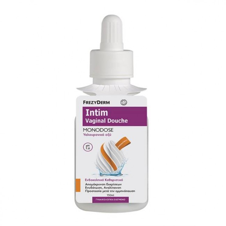 Frezyderm Intim Vaginal Douche Monodose Hyaluronic Acid pH 7.0 150ml | Ενδοκολπικό Καθαριστικό με Υαλουρονικό Οξύ  