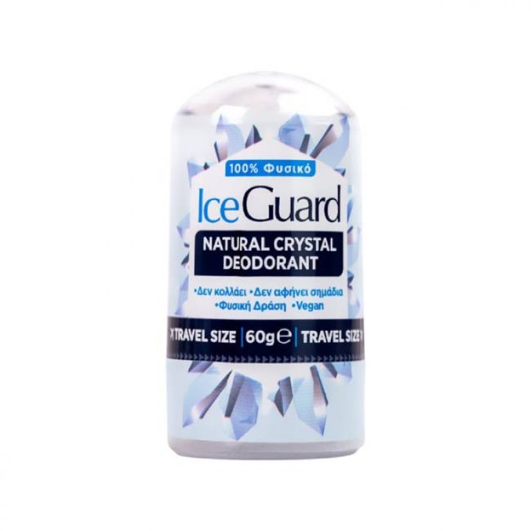 Optima Ice Guard Natural Crystal Deodorant Twist Up Travel Size 60gr |  Αποσμητικός Κρύσταλλος ΦΡΟΝΤΙΔΑ ΓΙΑ ΤΟ ΣΩΜΑ